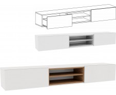 Милана Тумба ТВ подвесная [Милана Handis]